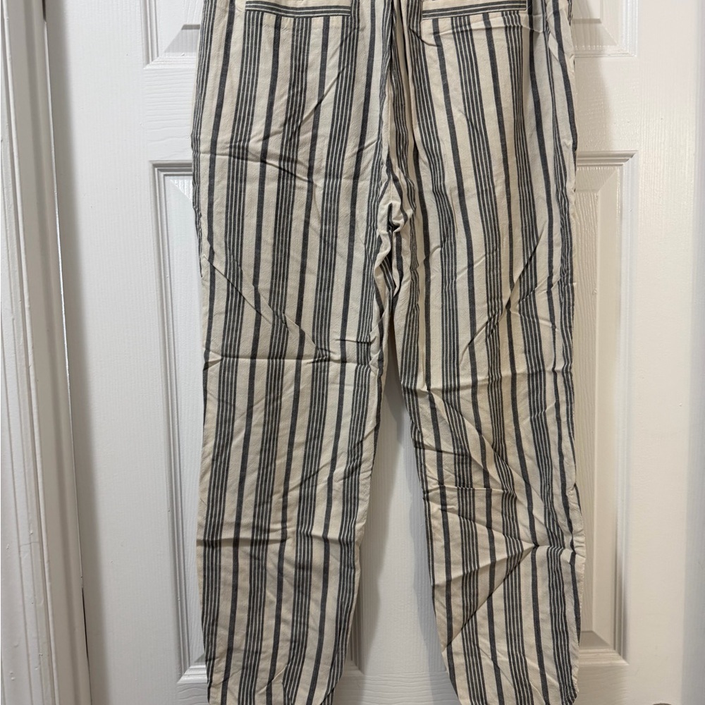 Marine Layer Black and White Striped Chinos - Picture 3 of 4